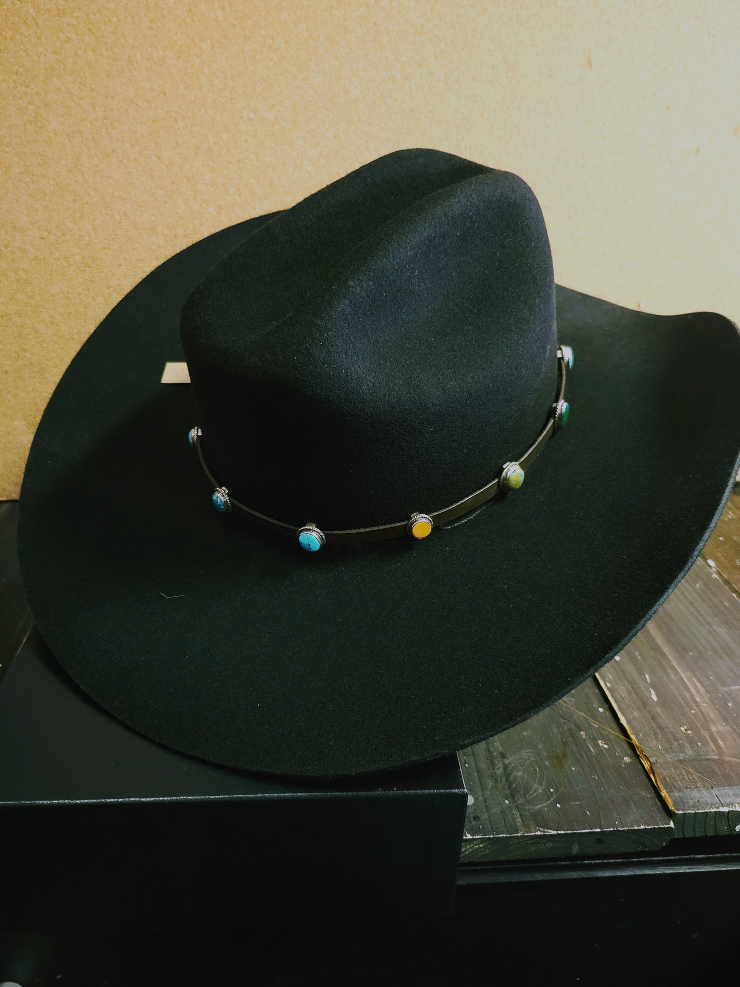 Multi Colored Exotic Stone Hatband