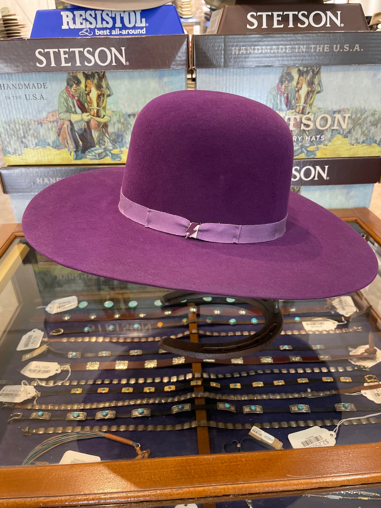 Resistol Electric DC 6X Felt Cowboy Hat