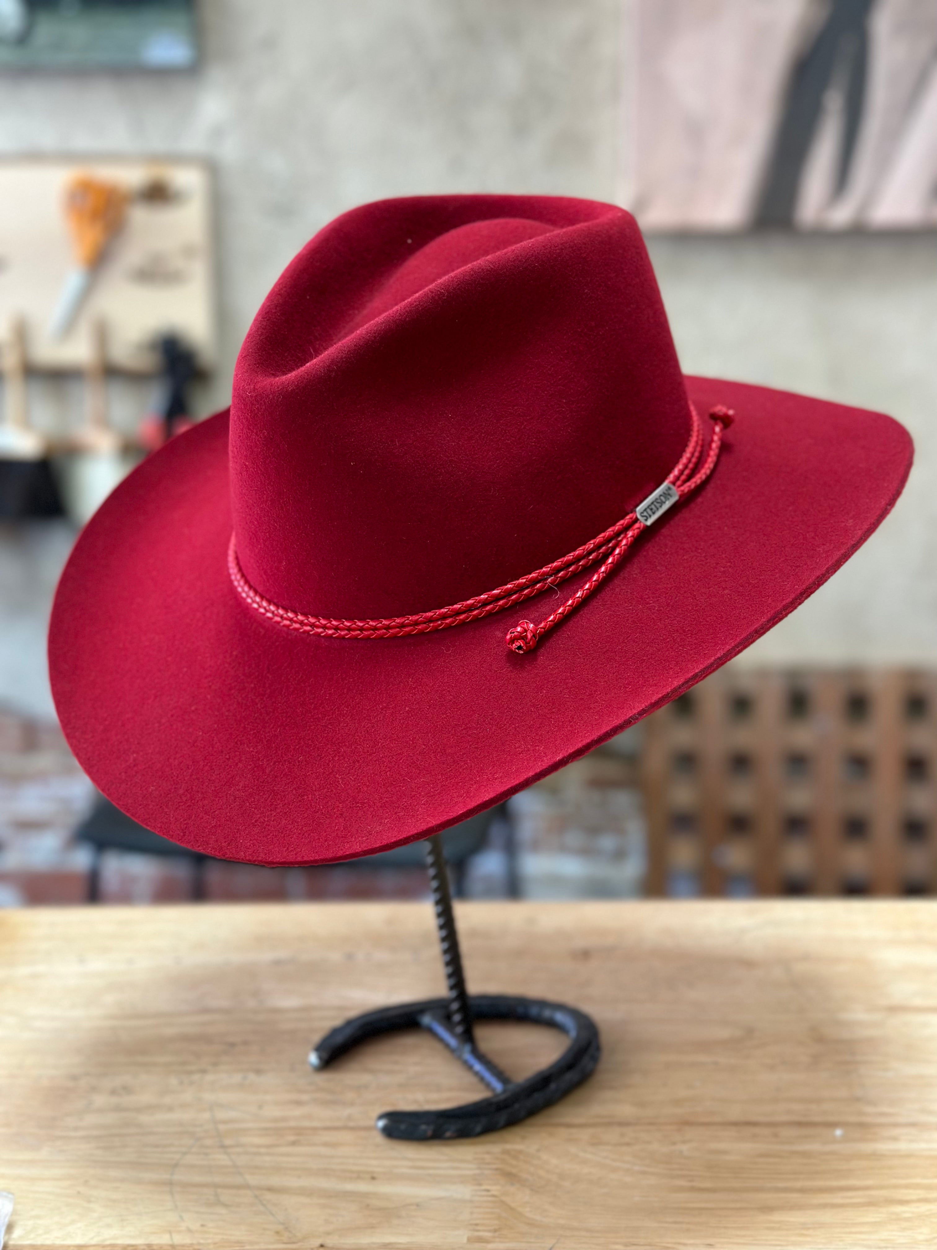 Red stetson sale hat