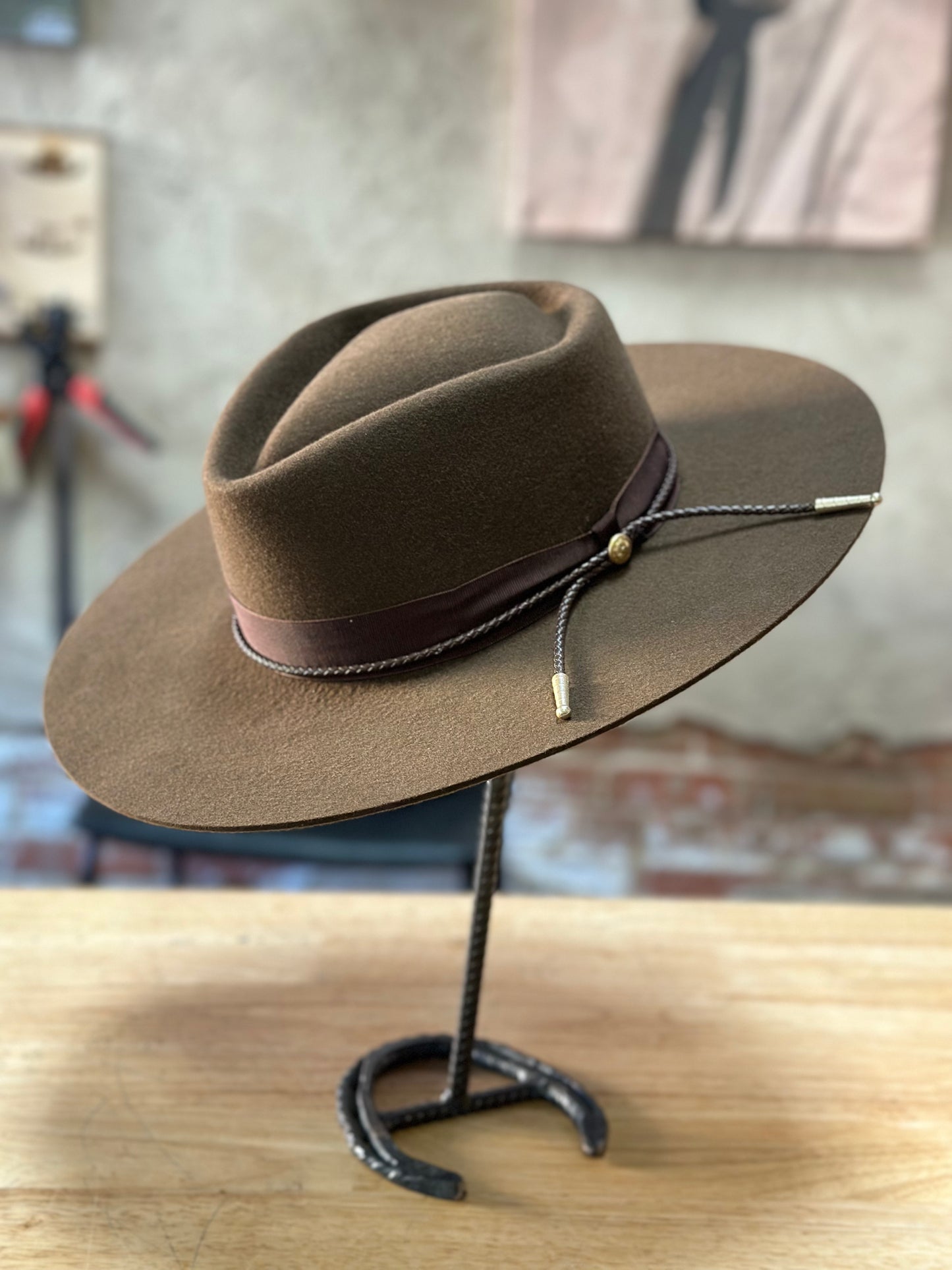Stetson Dylan Wide Brim Wool Fedora