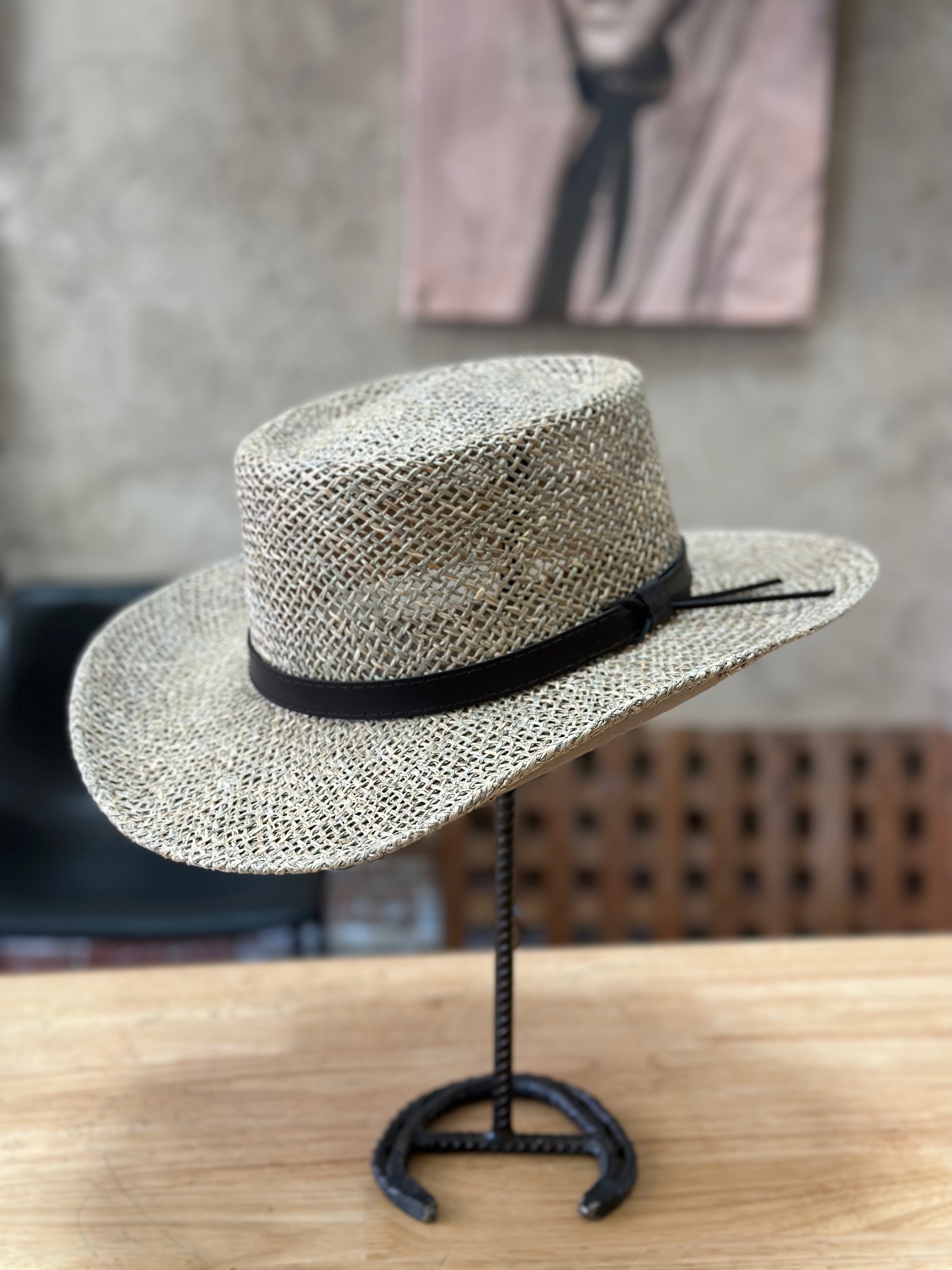 Stetson Gambler Seagrass Straw Outdoor Hat McKinney Hat Company