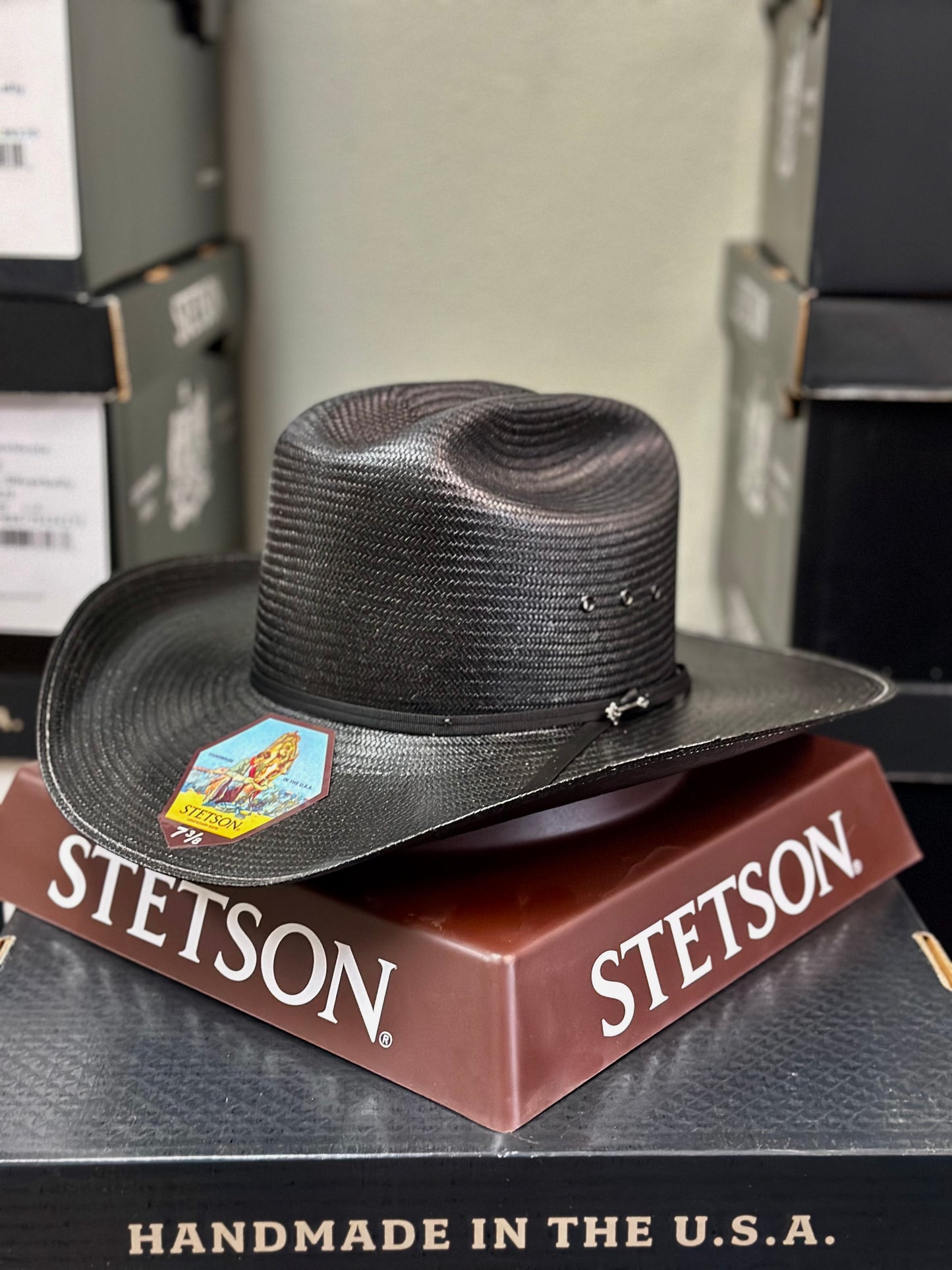 Stetson Coal Mine 10X Straw Cowboy Hat
