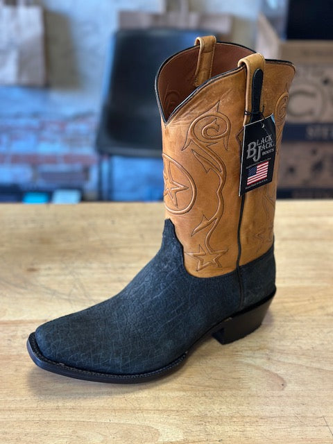 Black Jack Black Hippo Cowboy Boots