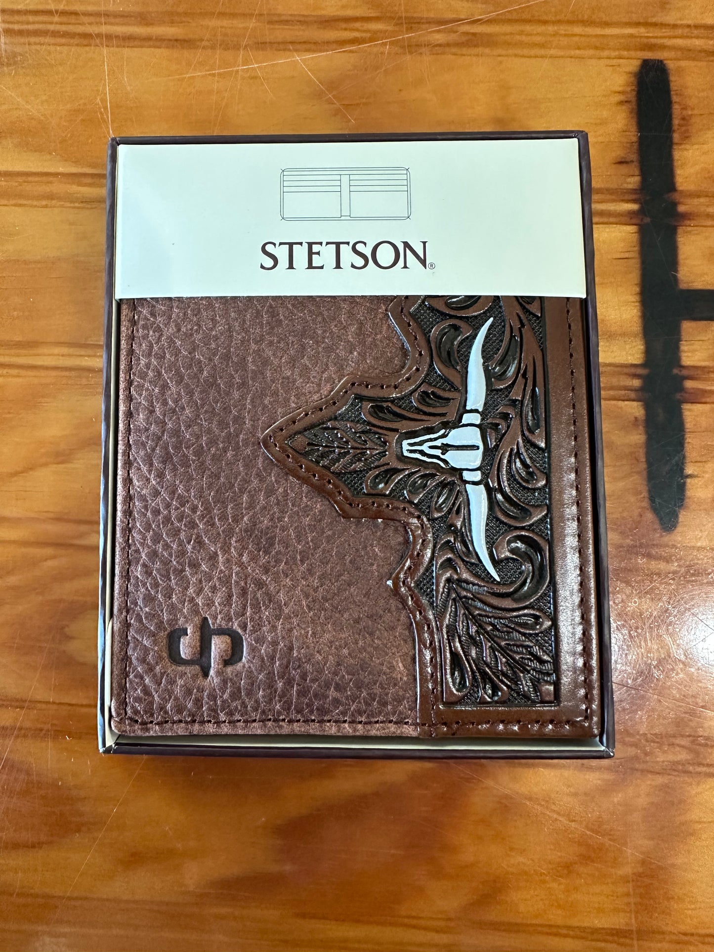 Stetson Steer Head Bi-Fold Wallet