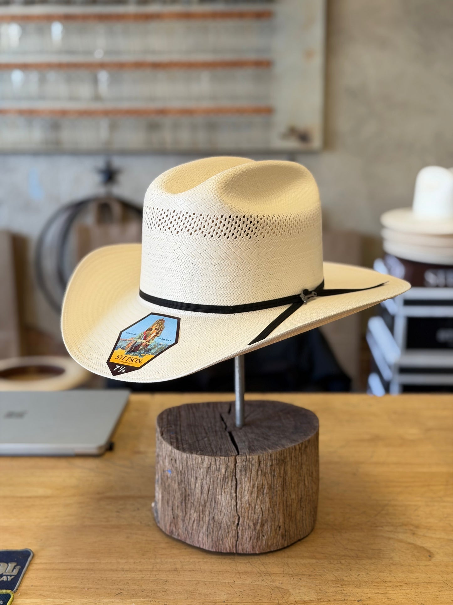 Stetson Vented Spartan (Black Band) 10X Cowboy Hat