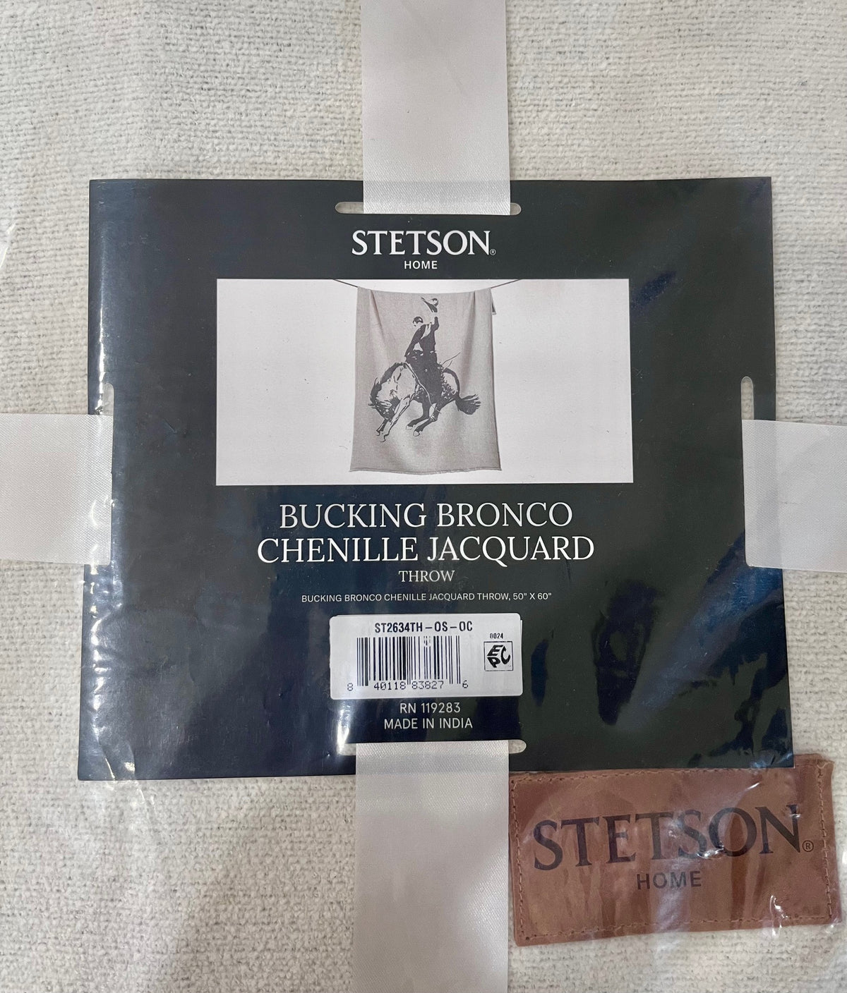 Stetson Bronco Throw Blanket