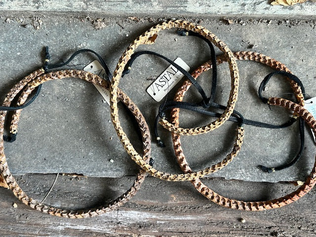 Snake Vertebrae Hat Band