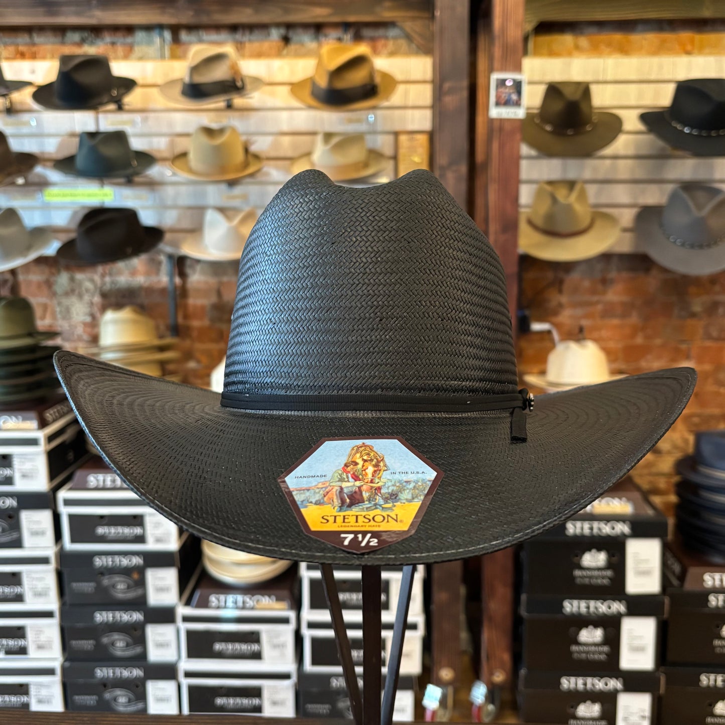 Stetson Coal Mine 10X Straw Cowboy Hat