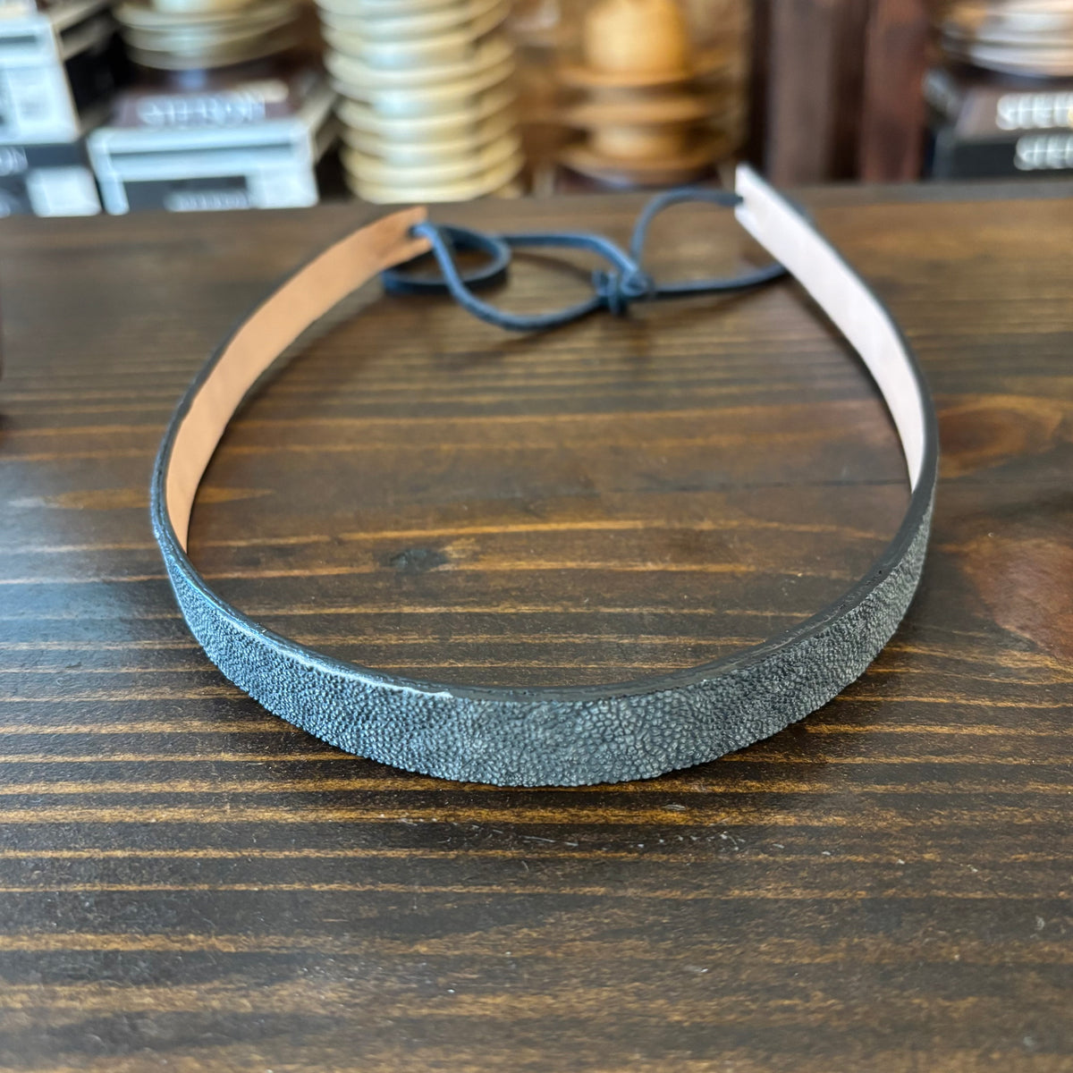 Storm Grey Elephant Hat Band