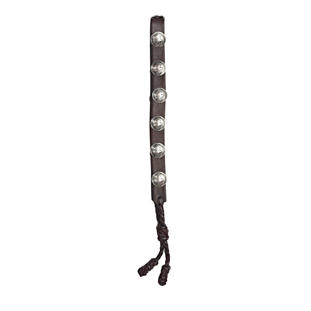 Buffalo Nickels & Leather Hatband