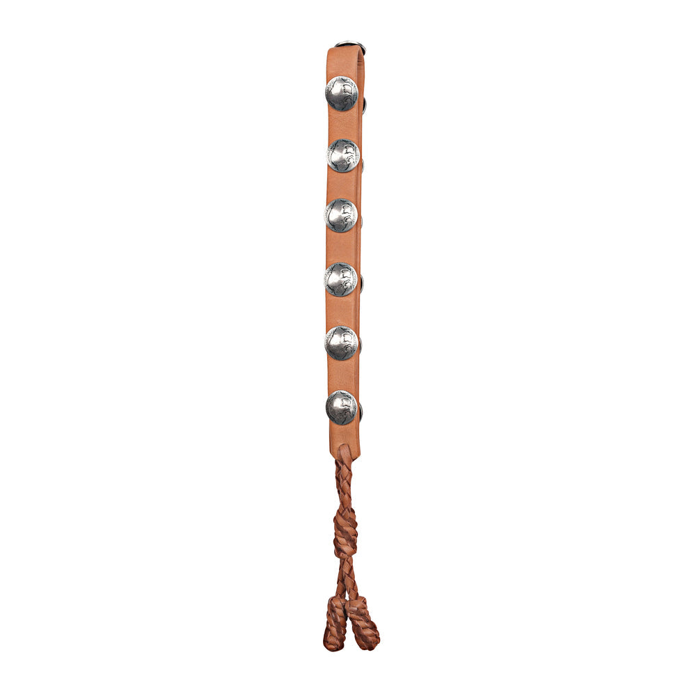 Buffalo Nickels & Leather Hatband