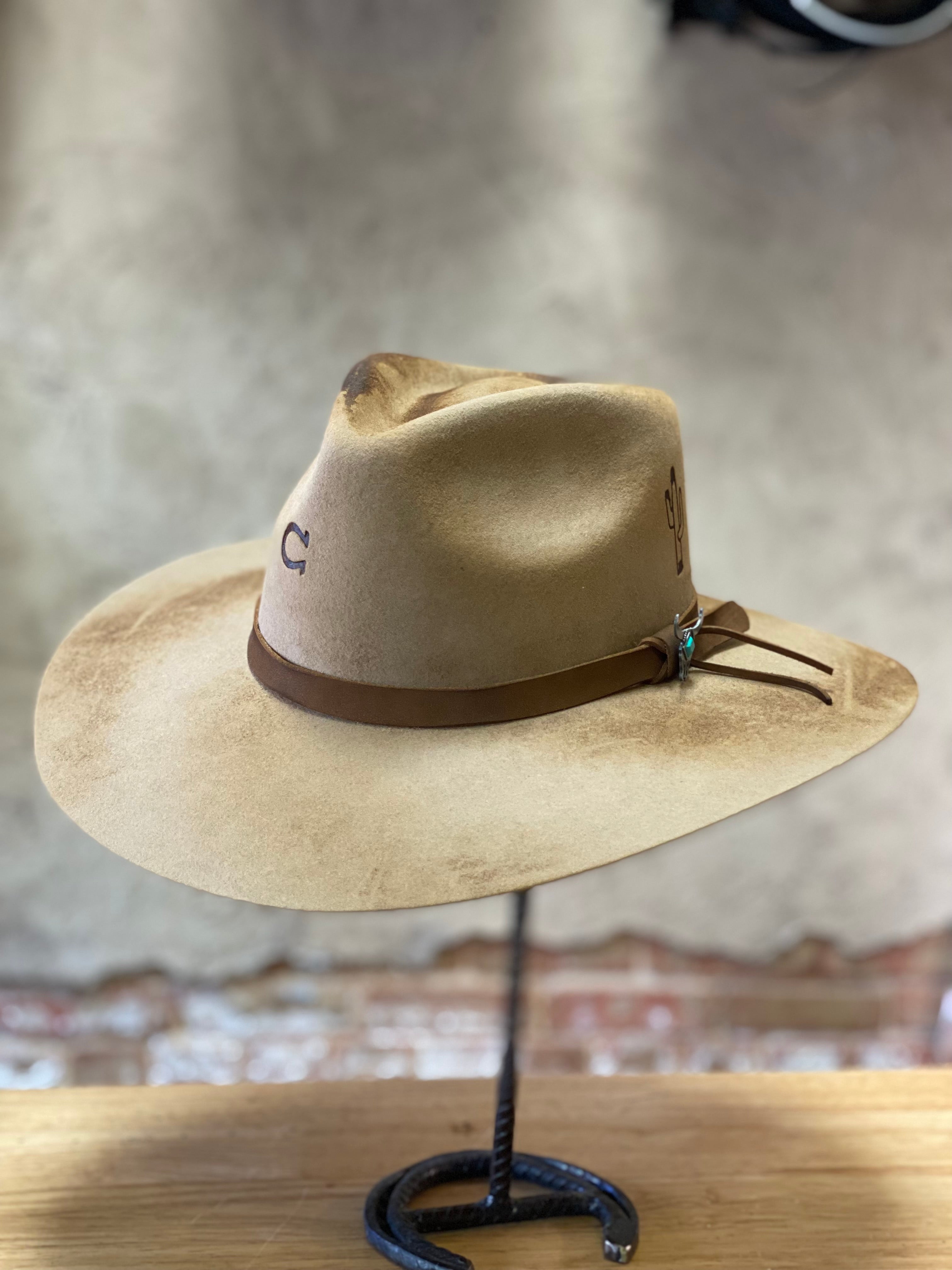 新春初売りセール◇HarrisTweed Side Shellchair1 Charlie 1 Horse Lakota – McKinney Hat Company