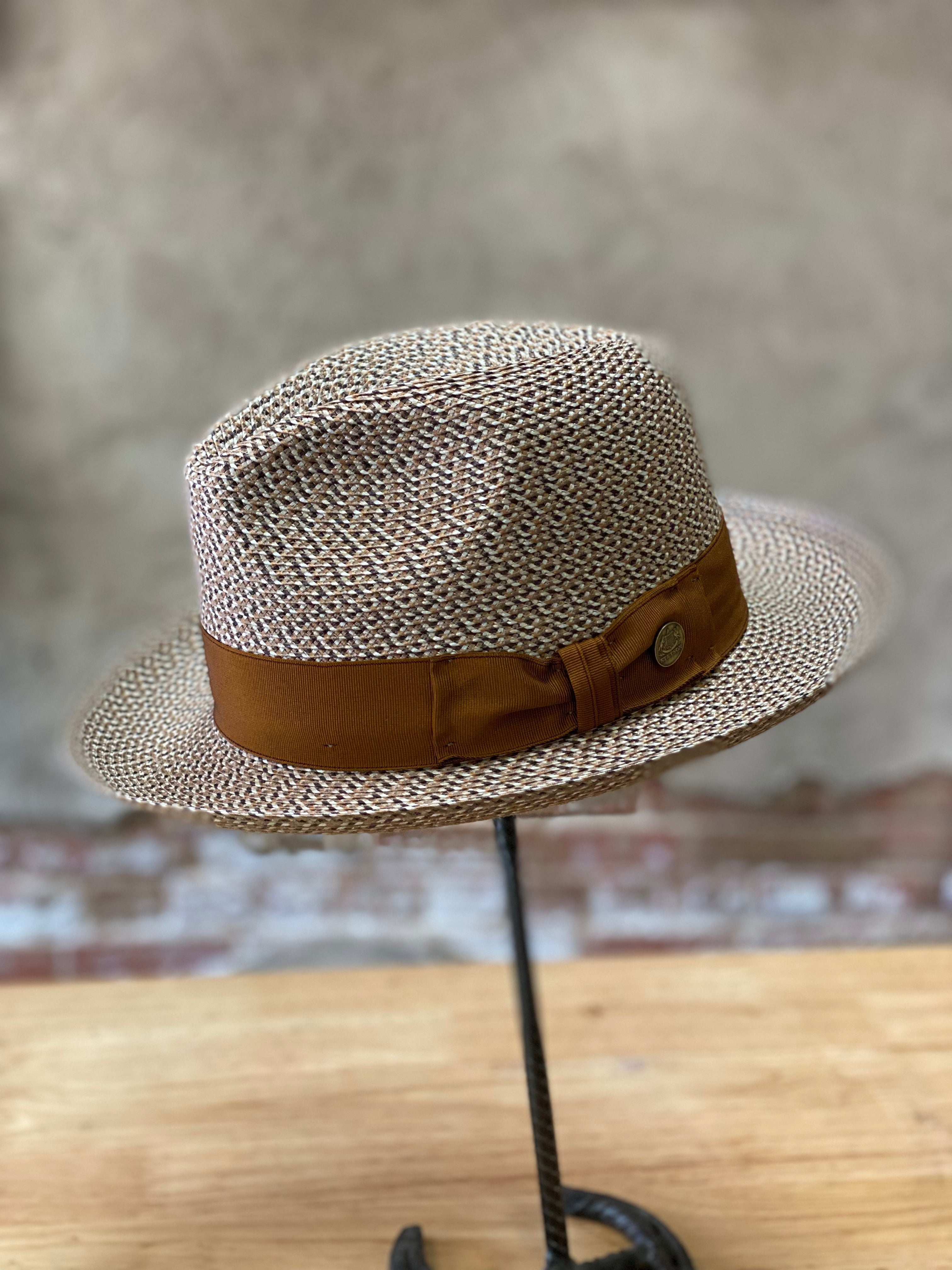Stetson Emin Straw Fedora Hat – McKinney Hat Company