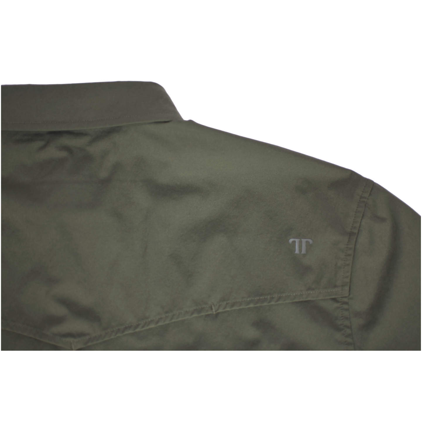 Ferrell CORE - Men's Olive Green Long Sleeve Snap Shirt