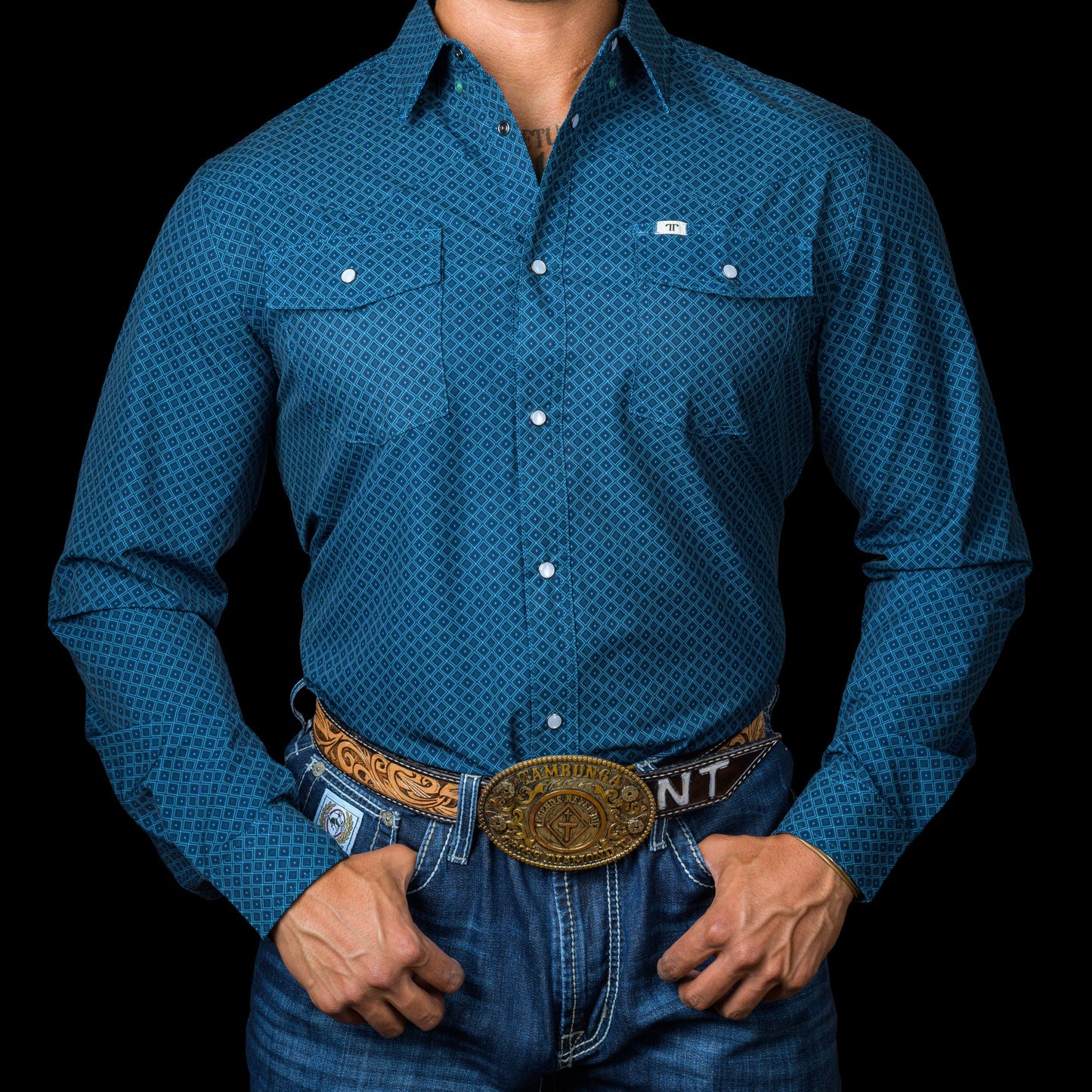 Ferrell The Frost - Long Sleeve Snap Shirt