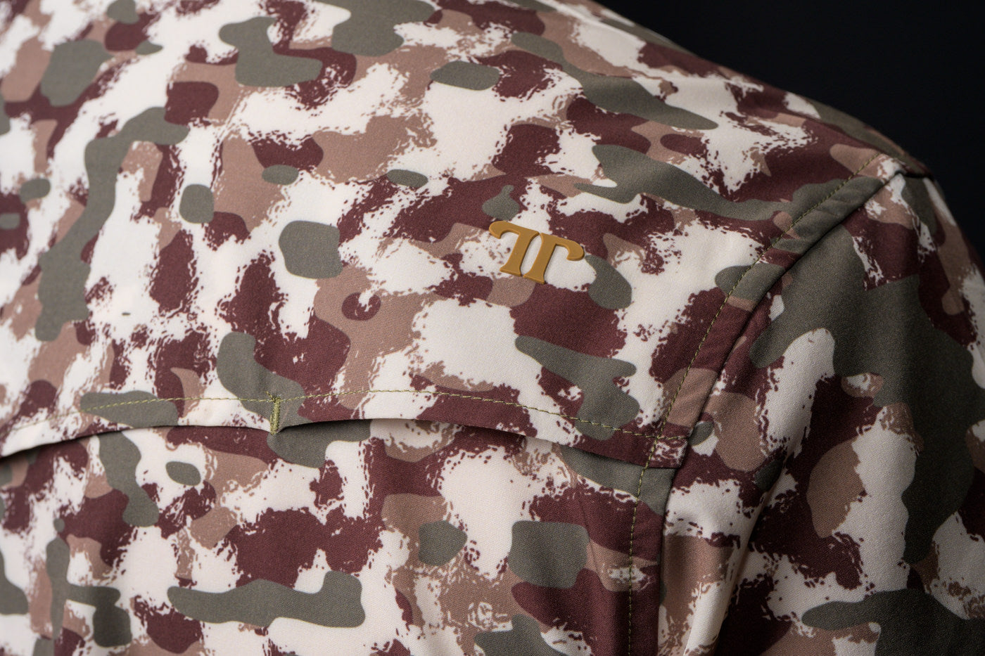 Ferrell Brand Ferrell Camo Lite Short Sleeve Snap Shirt