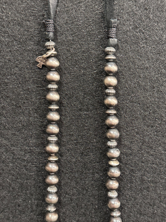 Peyote Bird Silver Beaded Band