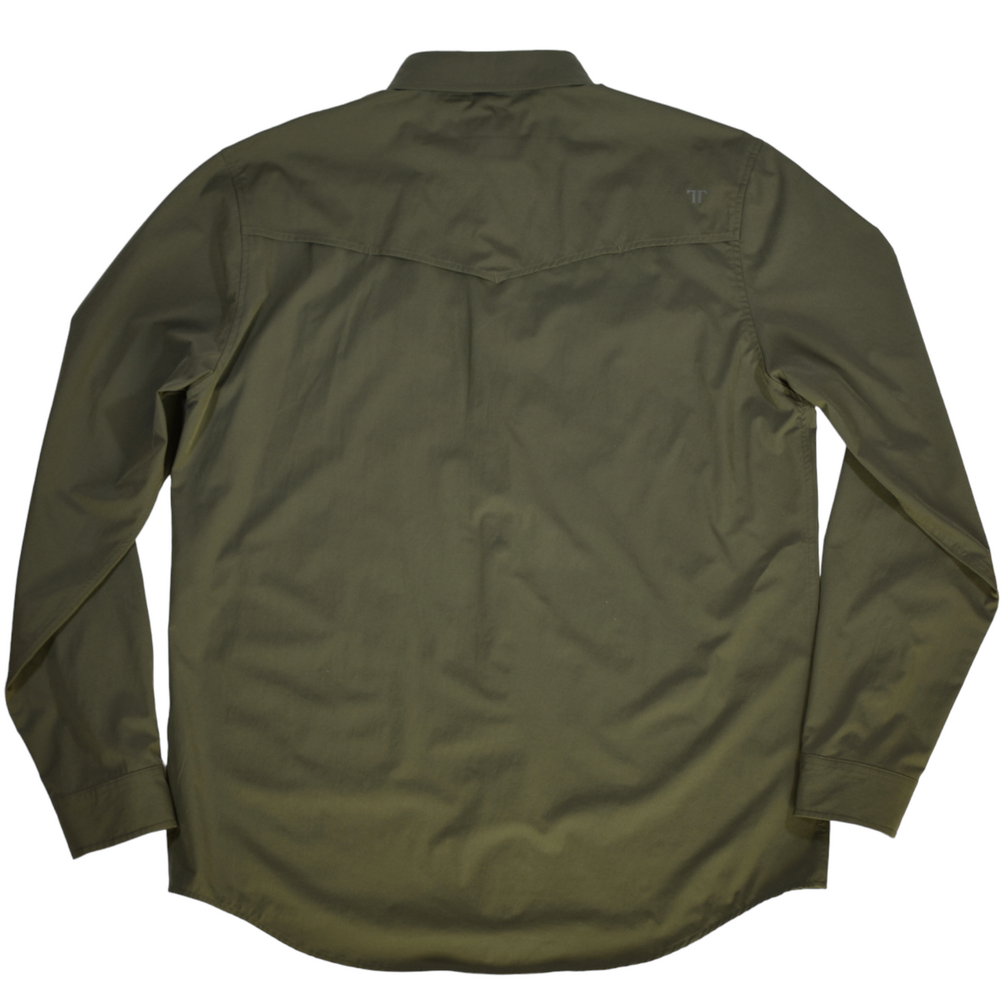 Ferrell CORE - Men's Olive Green Long Sleeve Snap Shirt