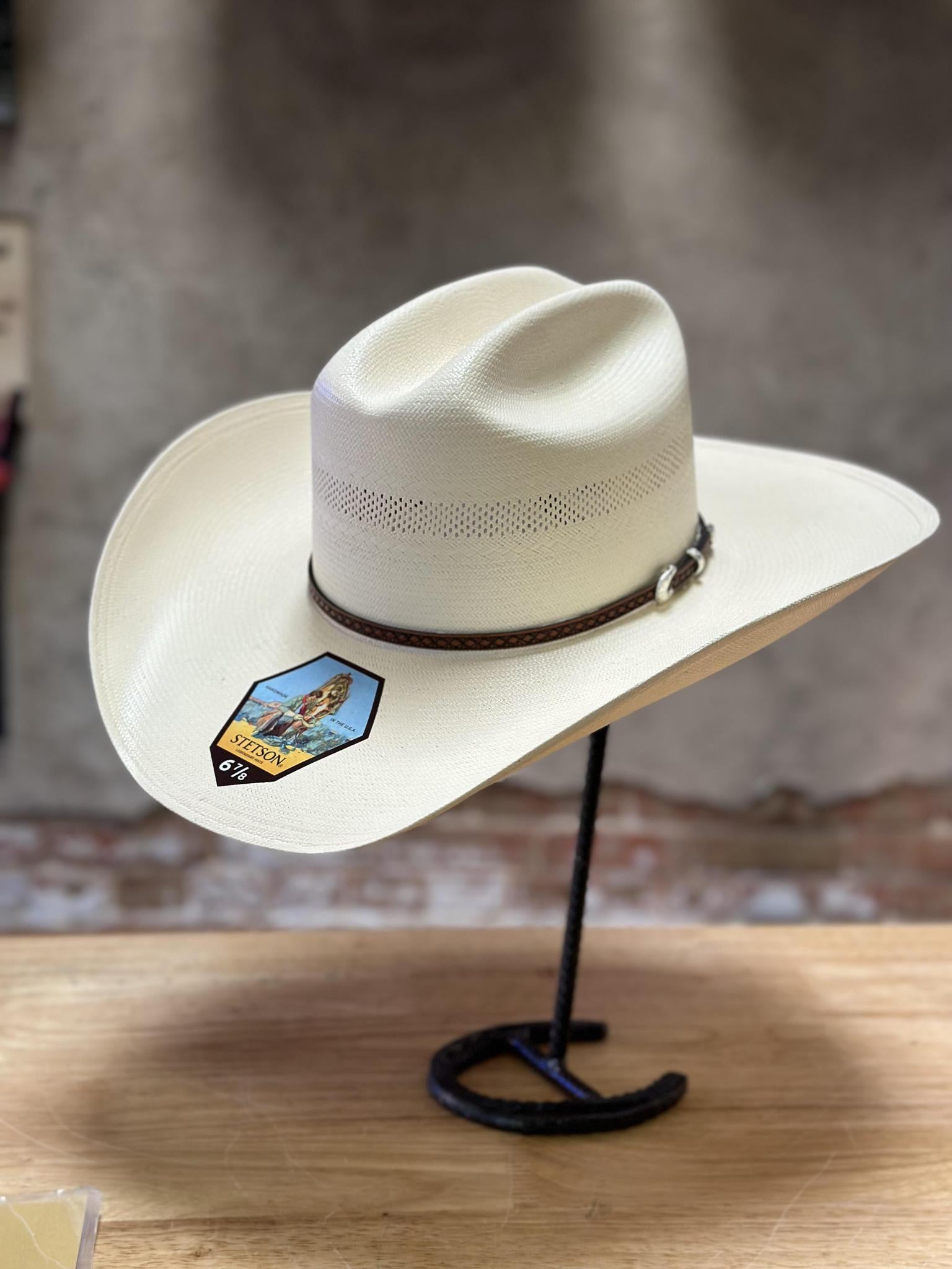 Woven Straw Cowboy Hat 3 Pieces Wide Brim Beach Hats for Women