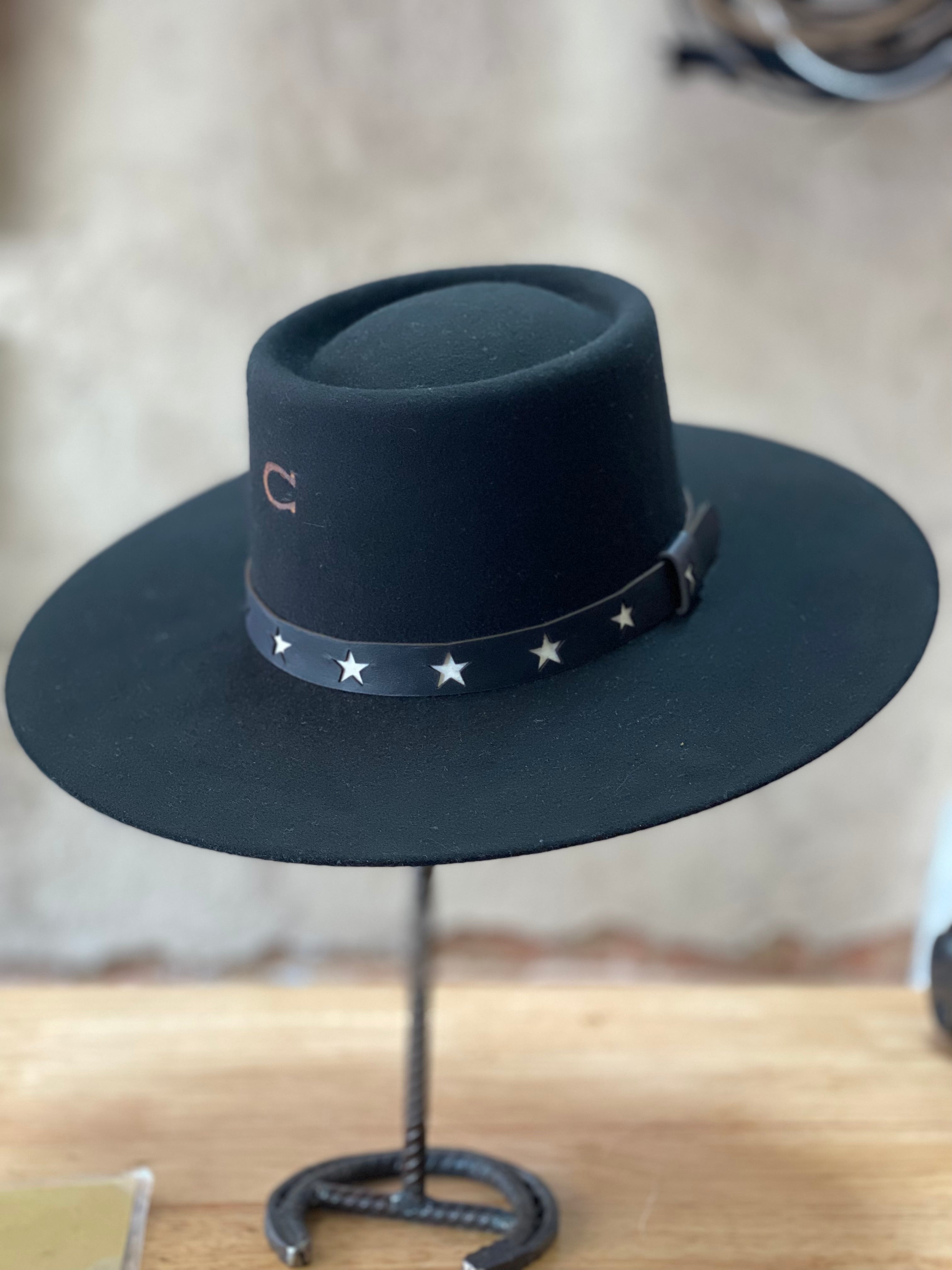 Stetson Black Hawk Crushable Cowboy Hat Size: S