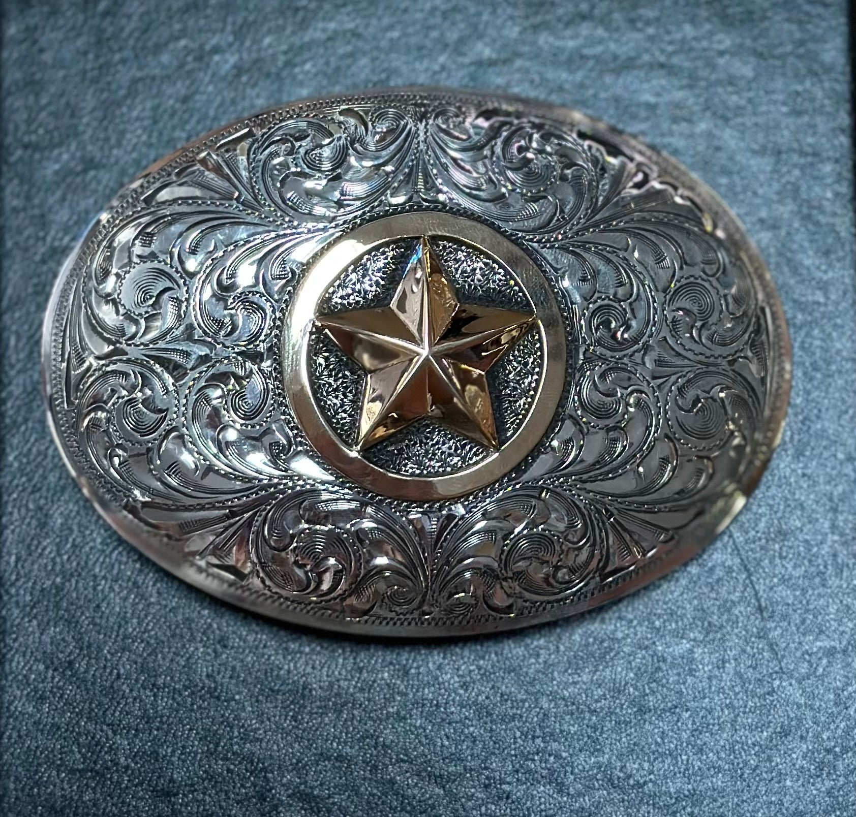 Bohlin 5 Point Gold Star Trophy Buckle – McKinney Hat Company