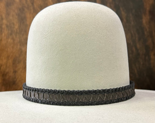 Hallett Peak Python Center Cut Hatband - Storm Front