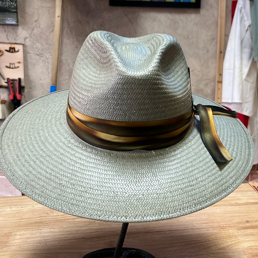 Stetson Caelus Wide Brim Straw Fedora