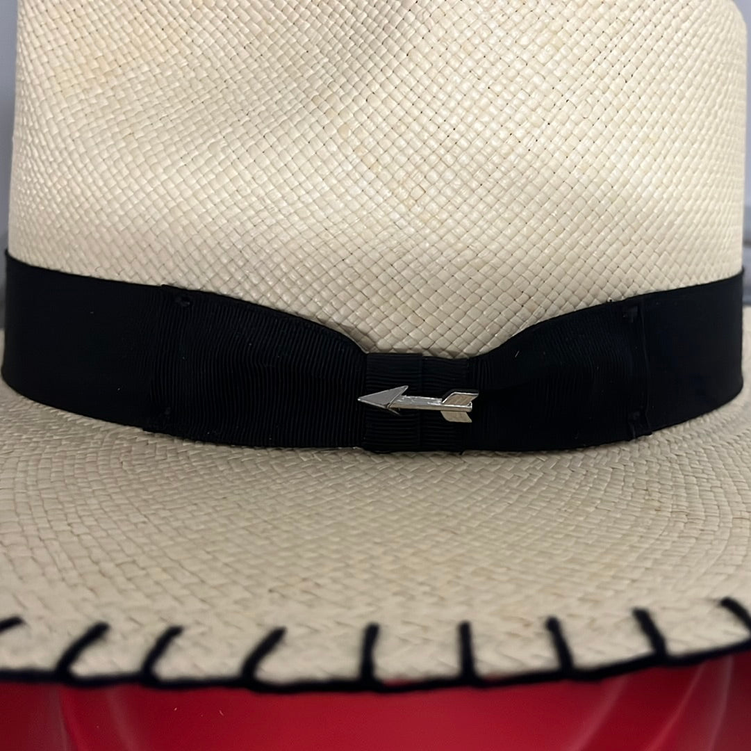 Stetson Little Palm Panama Straw Fedora Hat