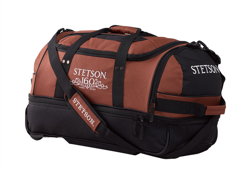 Stetson Special Edition 160th Anniversary Rolling Duffel Bag