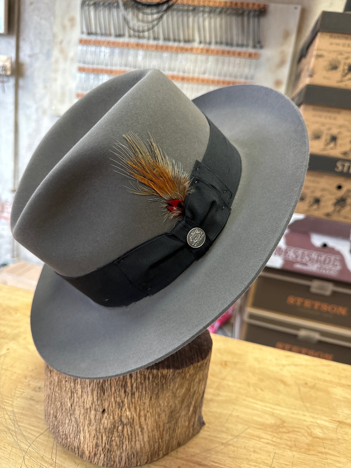 Steteson Pinnacle Beaver Fur Felt Fedora