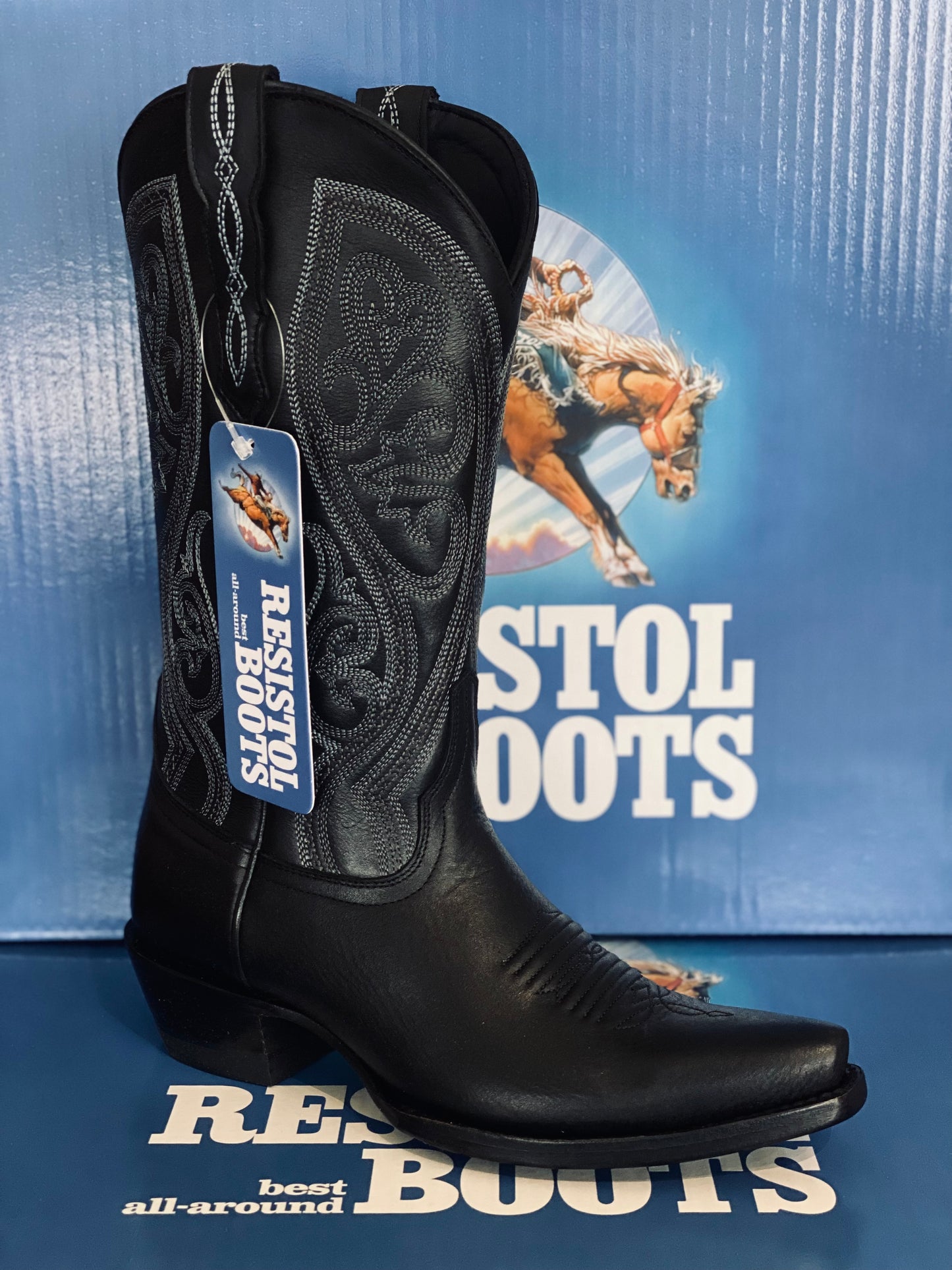 Resistol Black Gold Jersey Cowhide Women's Boots