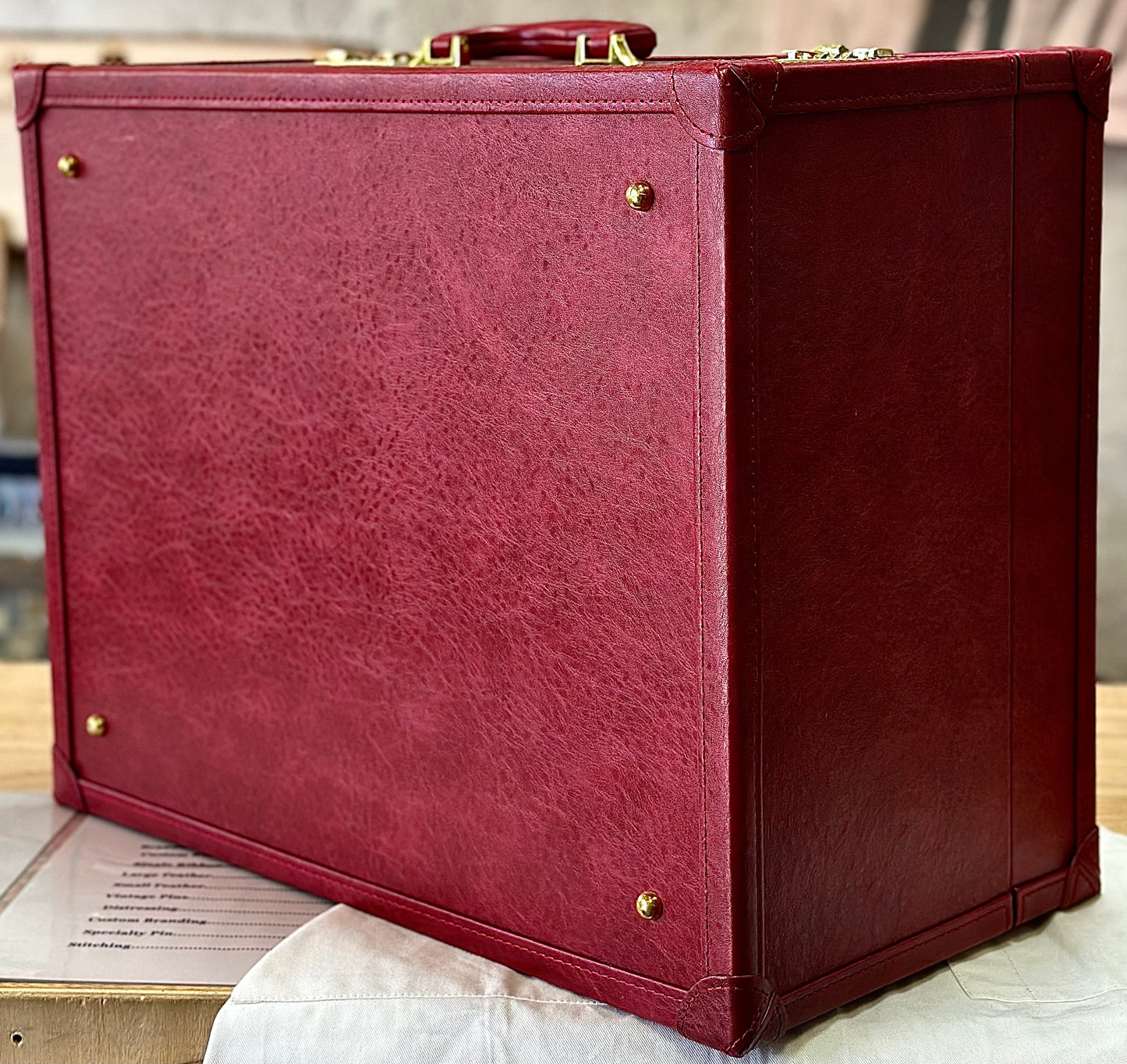 McKinney Hat Company Custom Leather Hat Case