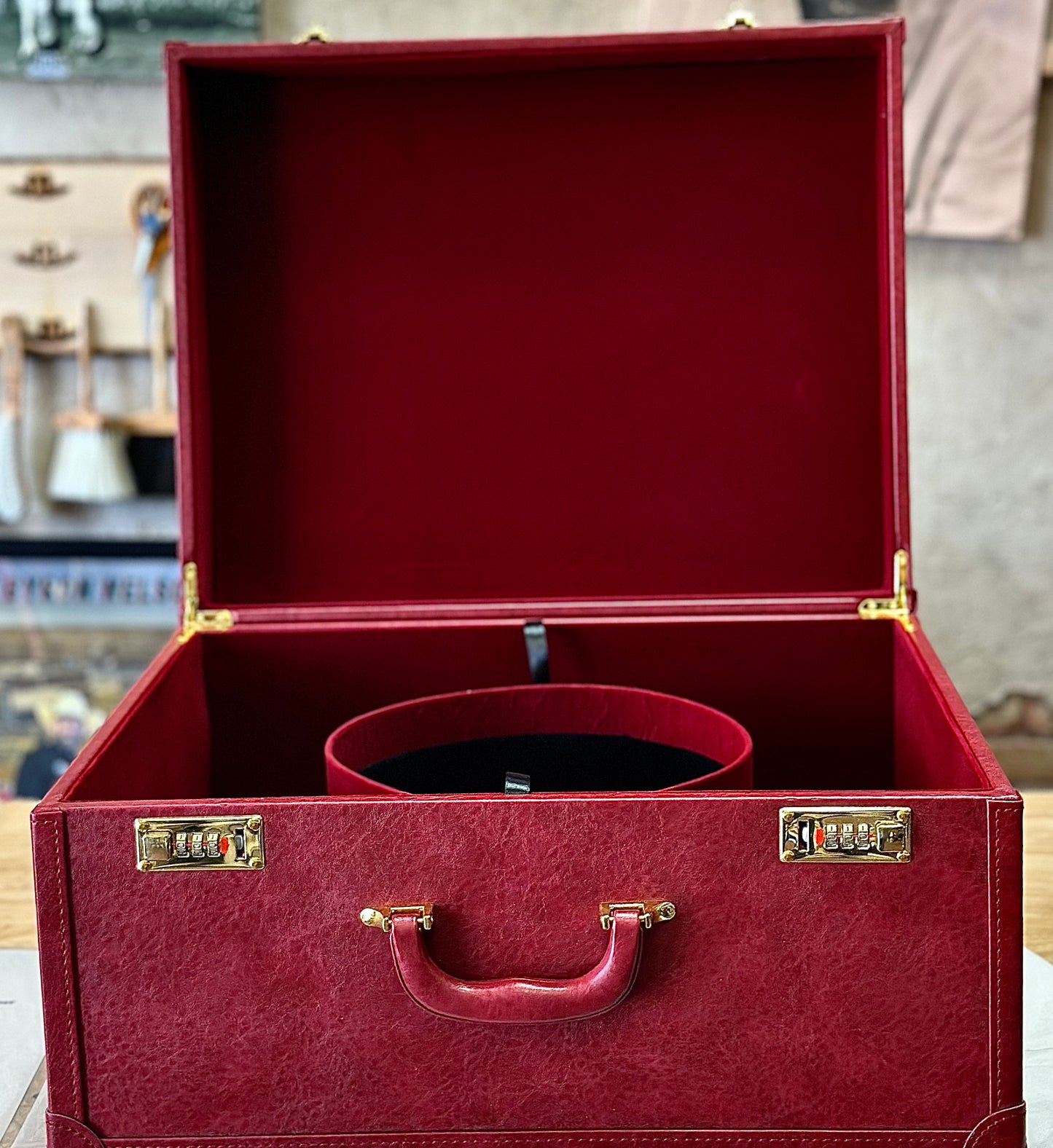 McKinney Hat Company Custom Leather Hat Case