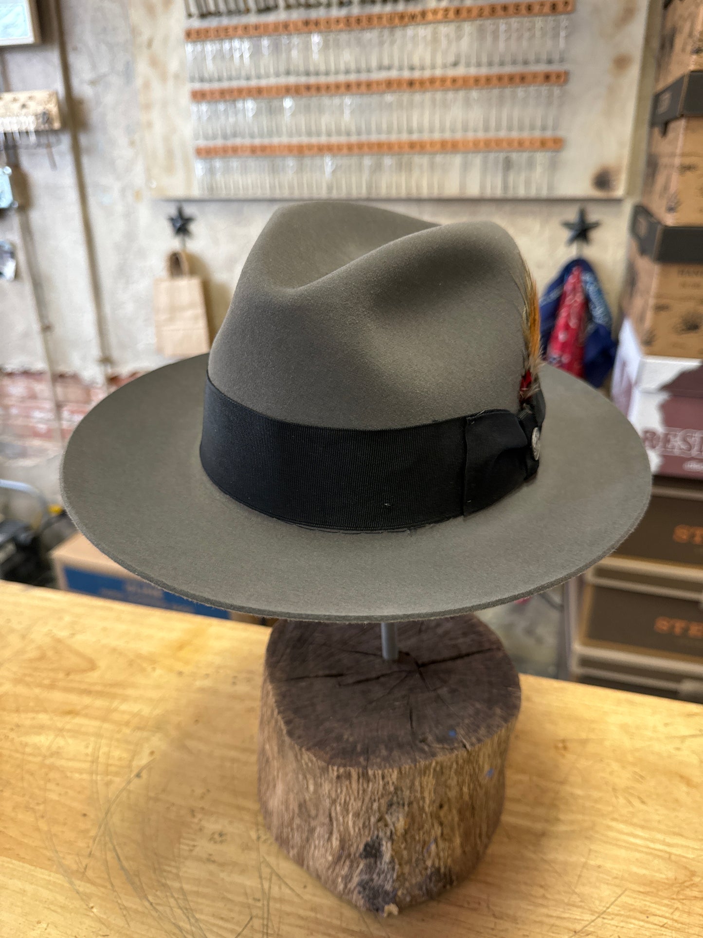 Steteson Pinnacle Beaver Fur Felt Fedora