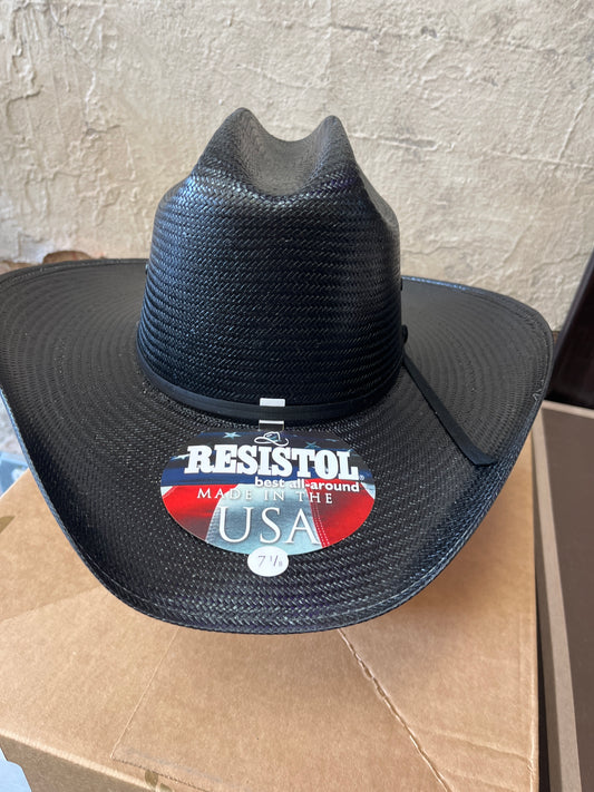 Resistol Straw Hat Florida Black