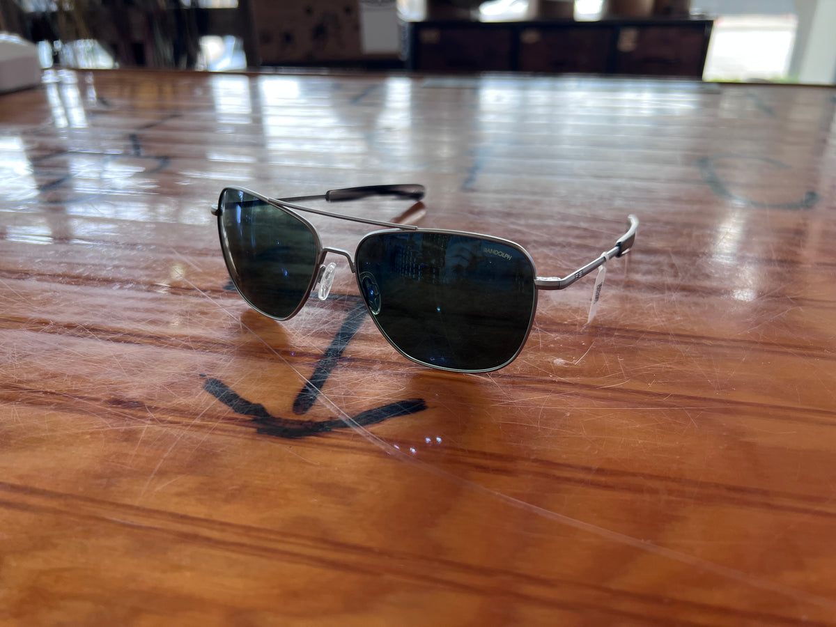 Randolph Sunglasses - Class A Aviator - Patriot Blue & American Gray - Polarized