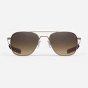 Randolph Sunglasses - Aviator - 22k Satin Chocolate Gold & Cape Sand - Polarized