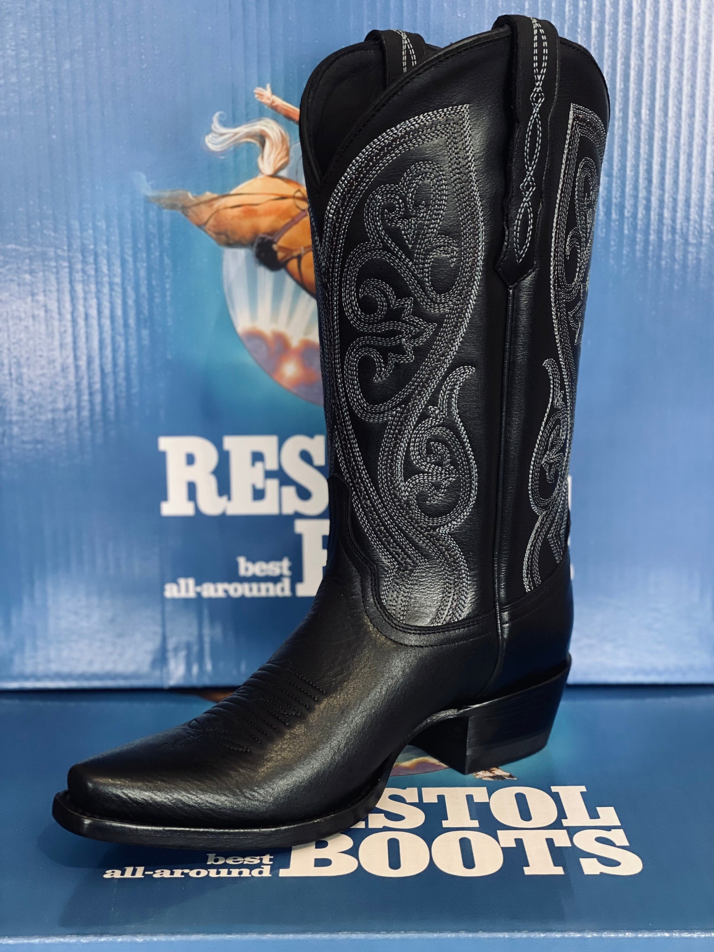 Resistol Black Gold Jersey Cowhide Women's Boots