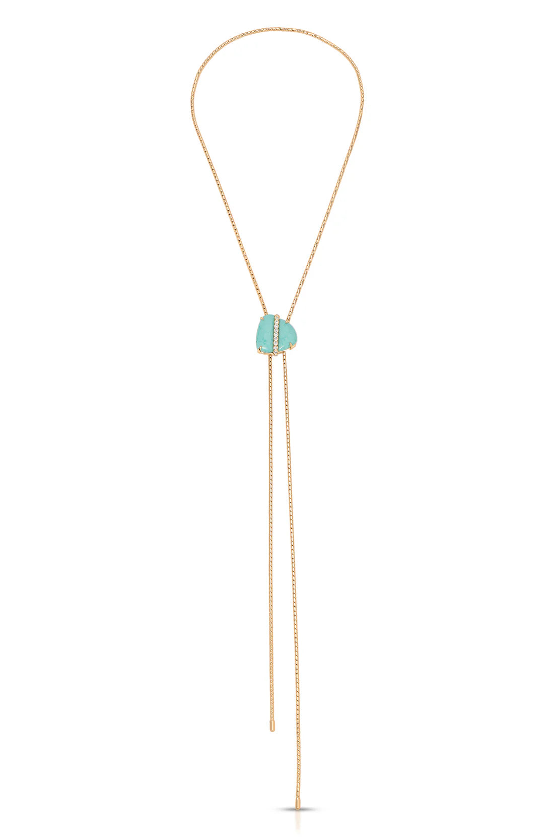 Ettika Turquoise Solstice Bolo Necklace