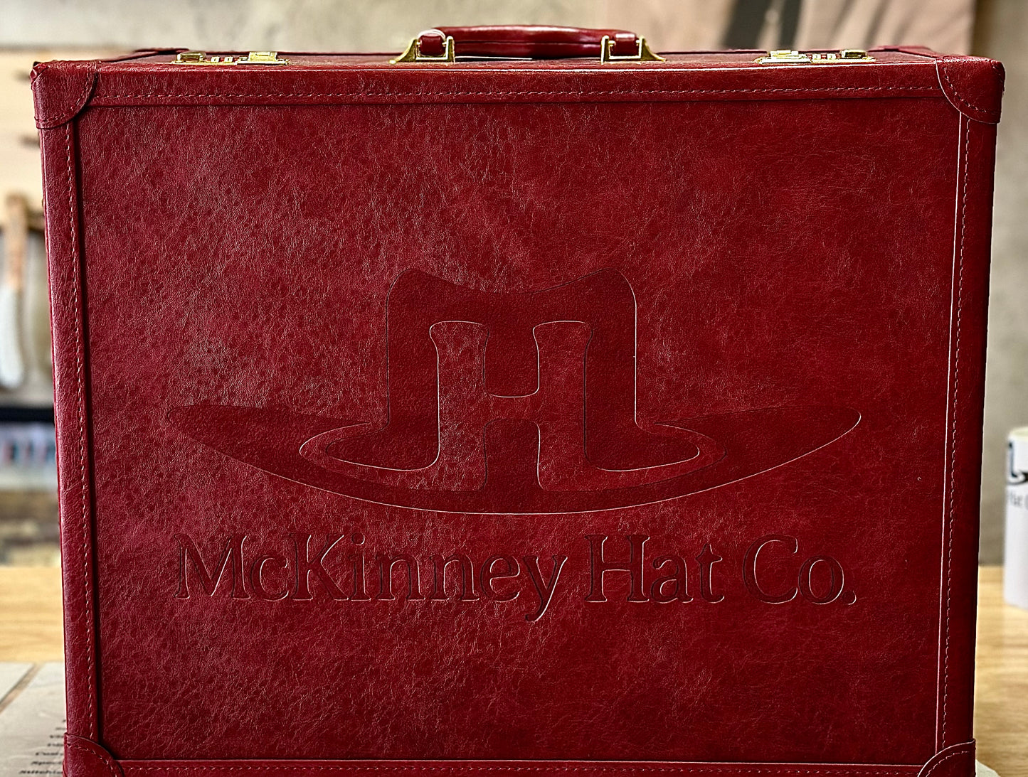 McKinney Hat Company Custom Leather Hat Case