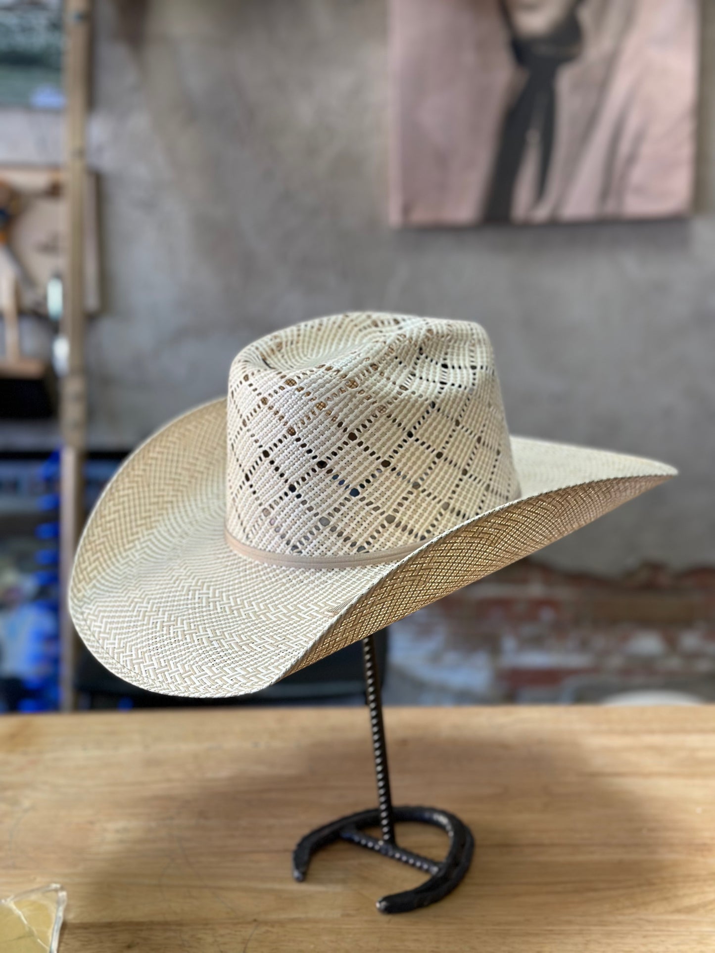 Resistol Horseman Straw Cowboy Hat