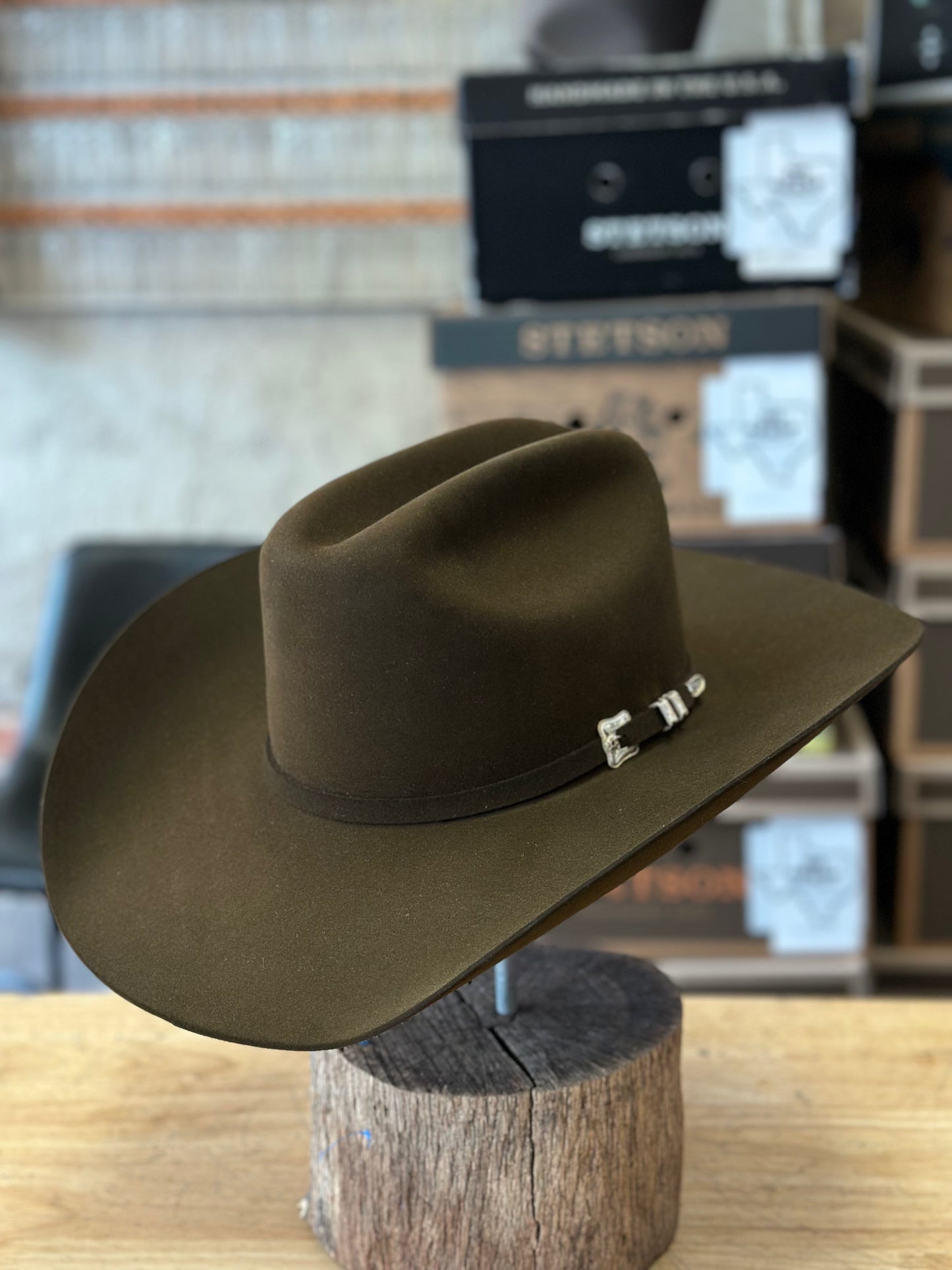 Brown Resistol Pure Beaver Felt Hat