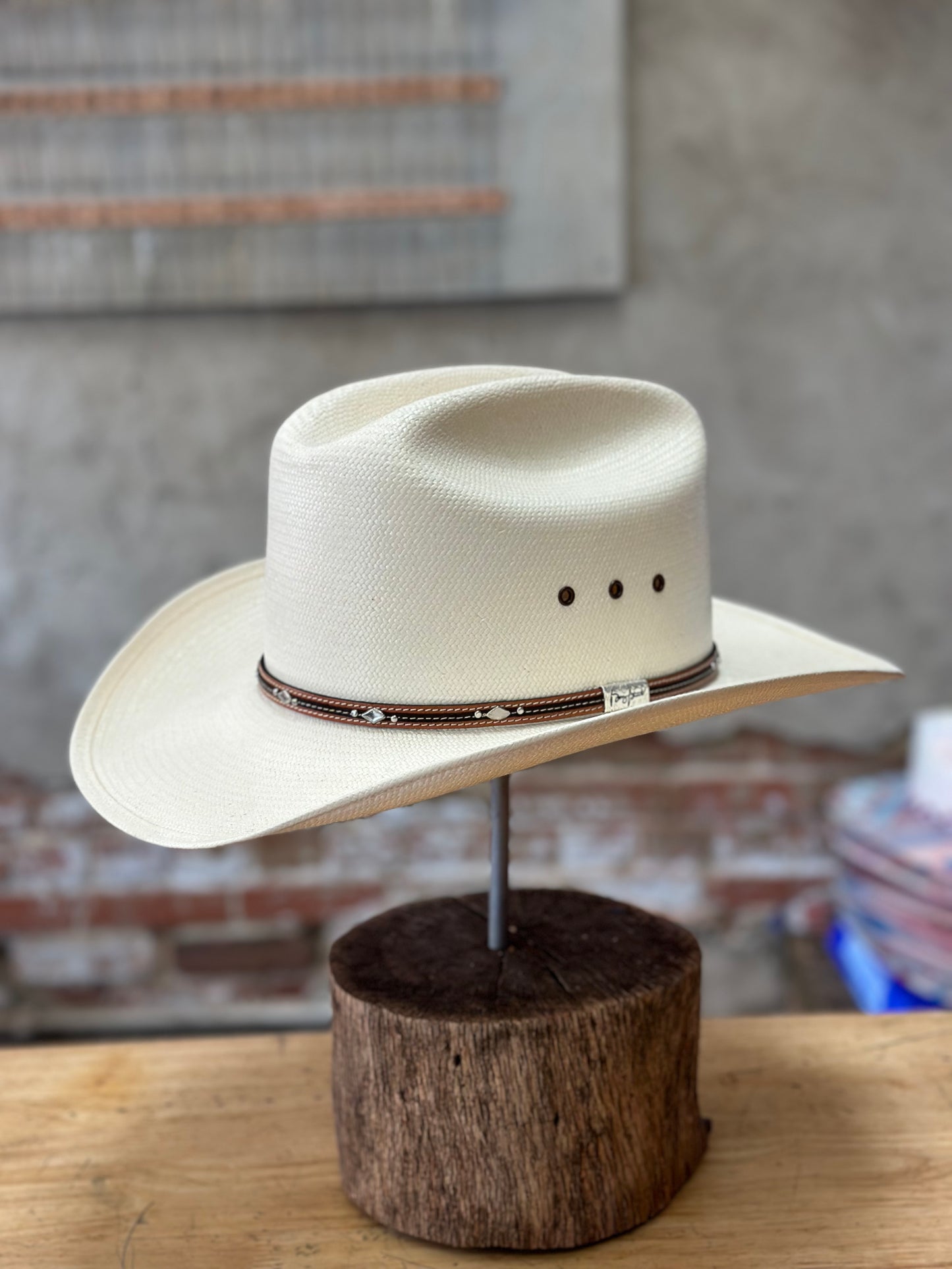 Resistol Kingman T 10X Straw Cowboy Hat 3.5" Brim