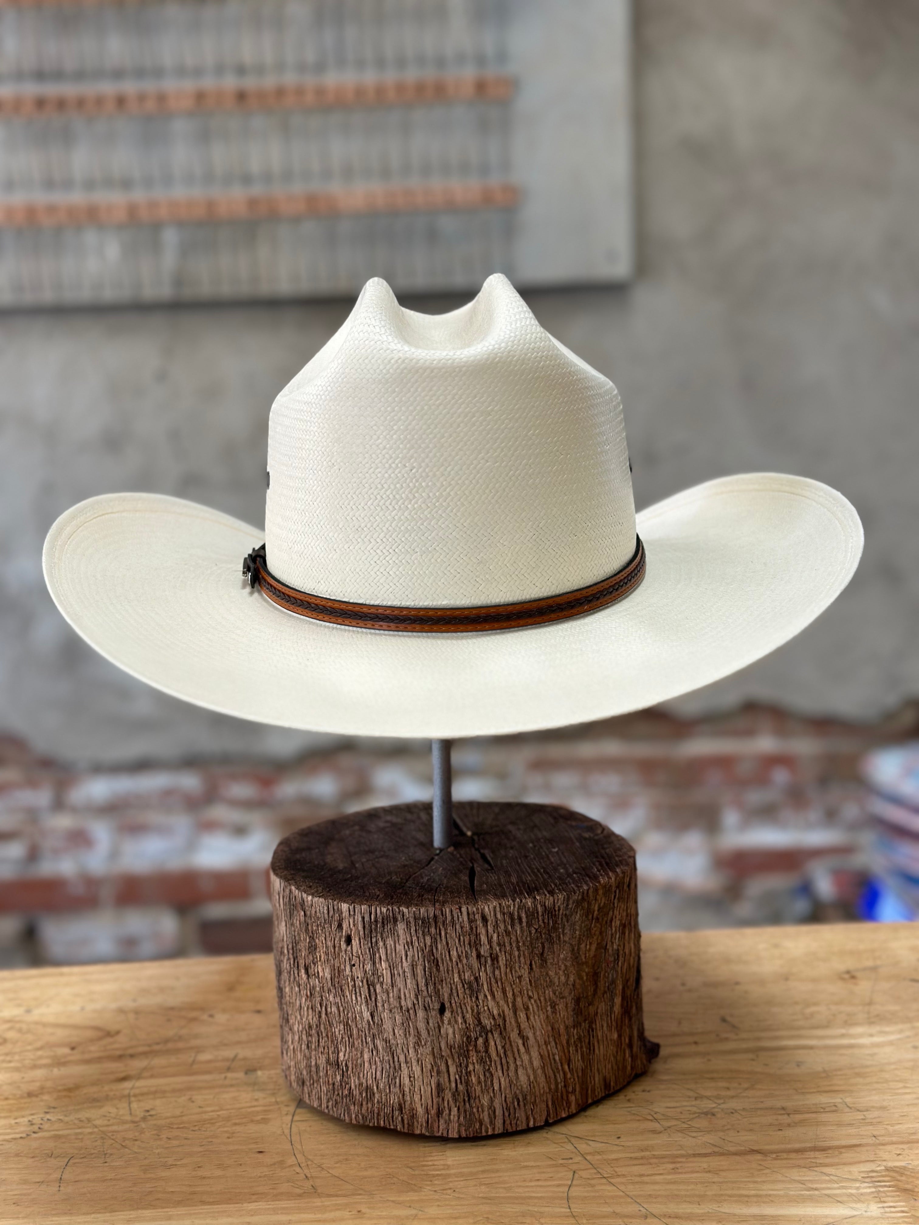 ロンサムカーボイ Stetson Alamo 10X Straw Cowboy Hat – McKinney Hat Company