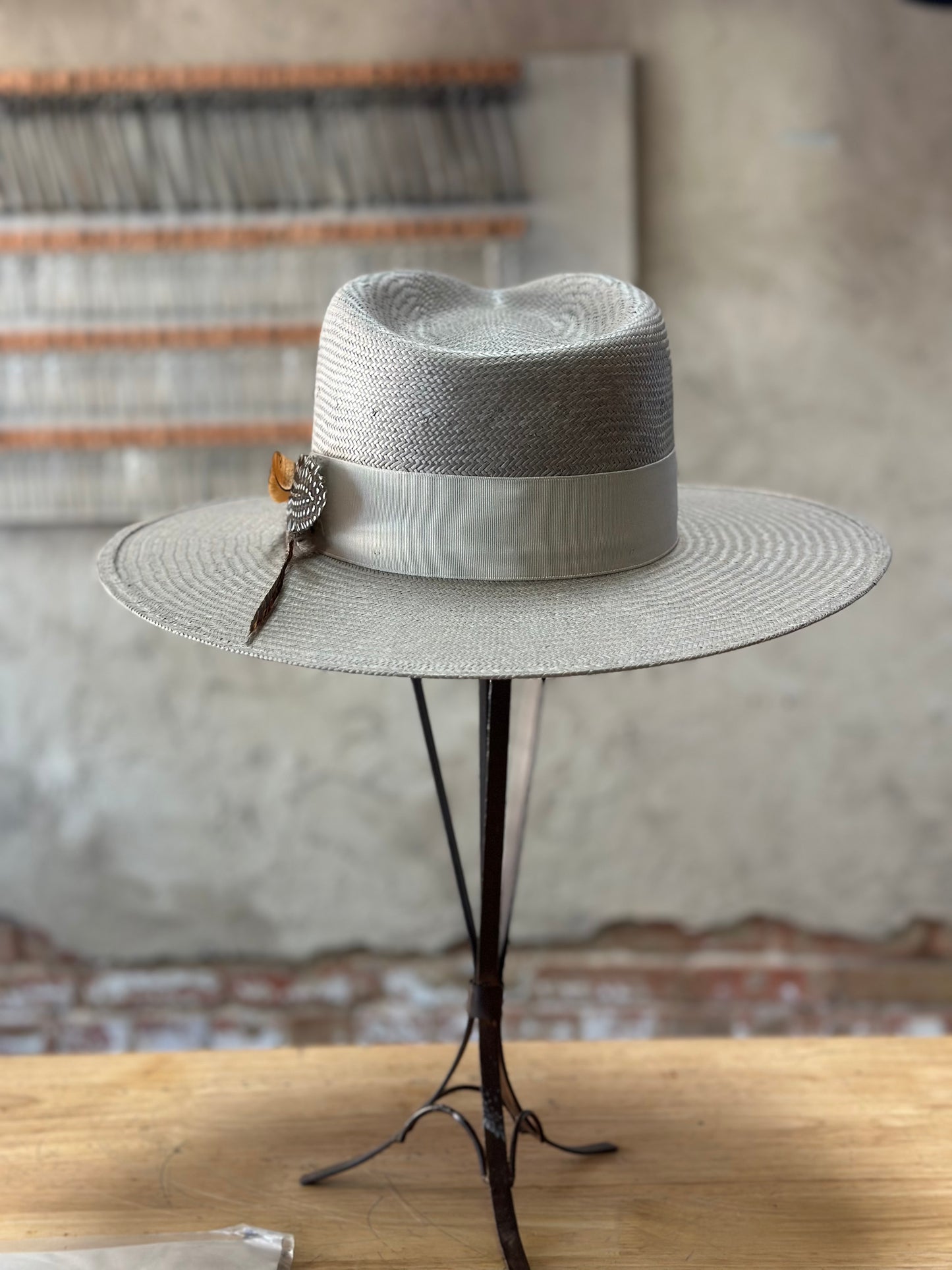 Stetson Atacama Straw Flat Brim Hat