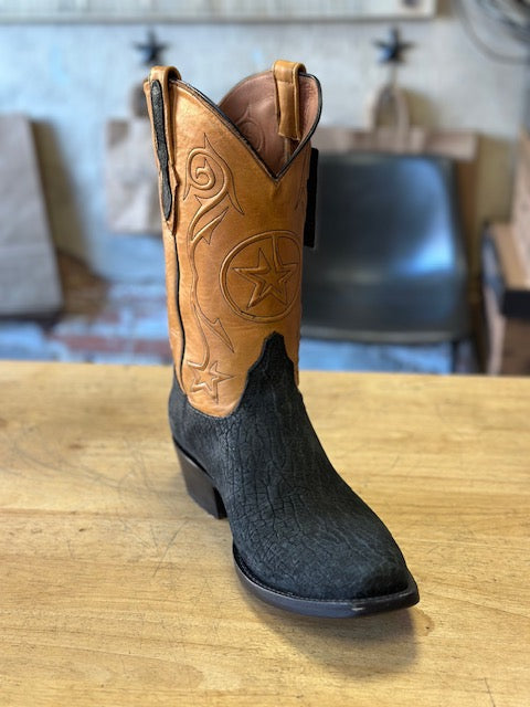 Black Jack Black Hippo Cowboy Boots
