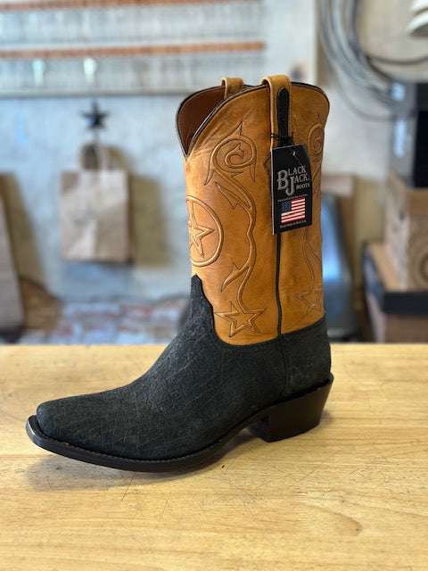 Black Jack Black Hippo Cowboy Boots