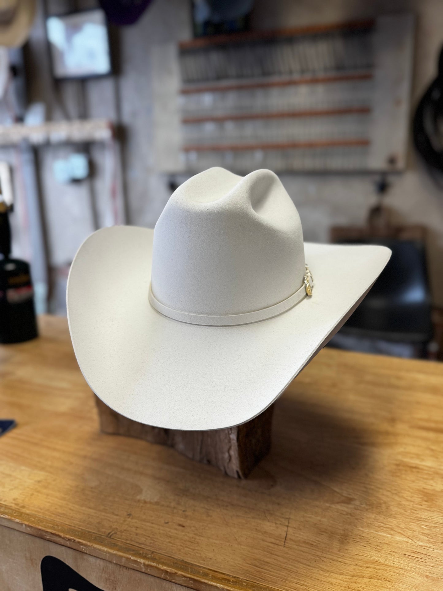 Stetson El Presidente 100X Felt Cowboy Hat - 4 1/4" Brim