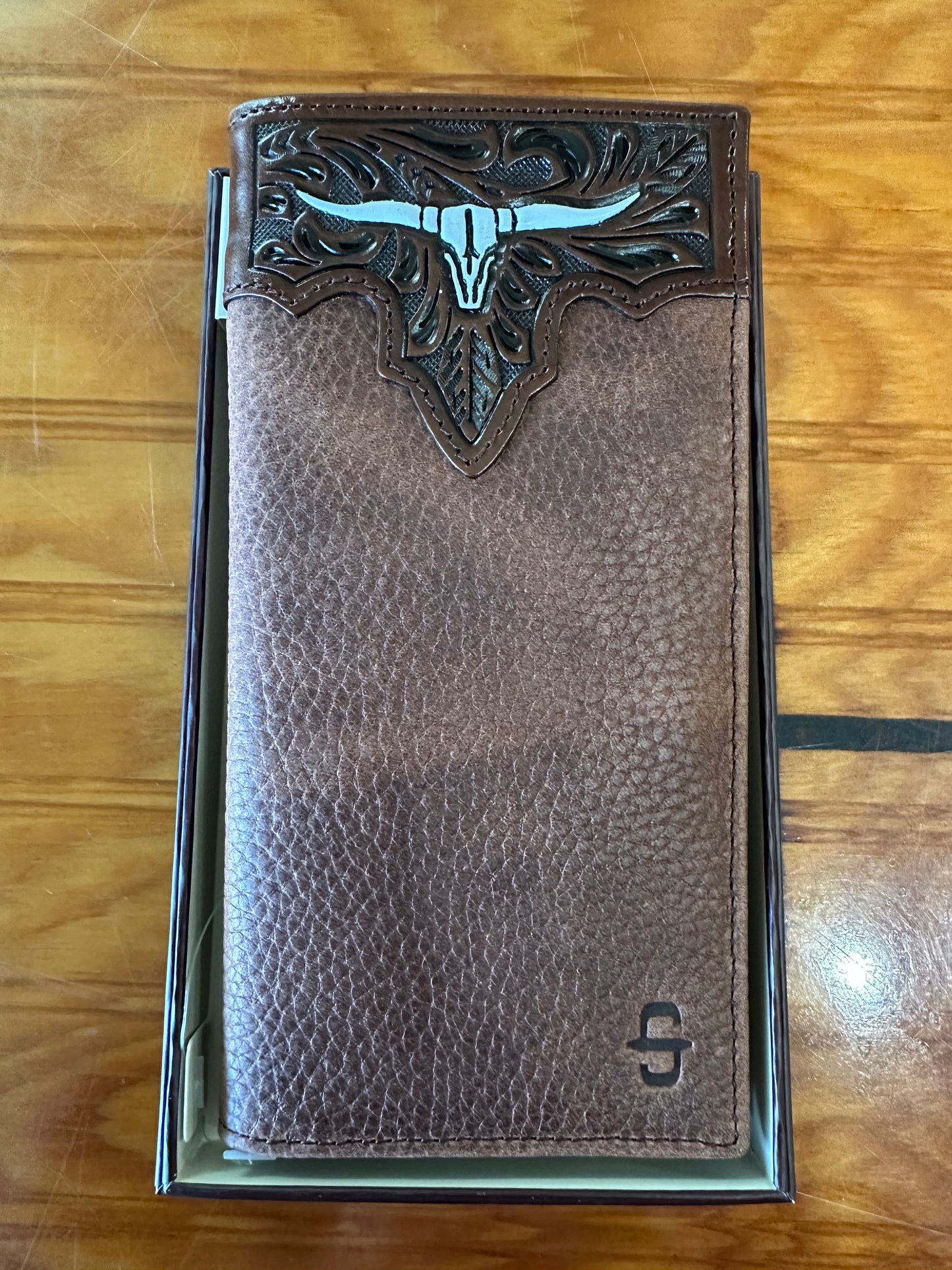 Stetson Steer Head Checkbook