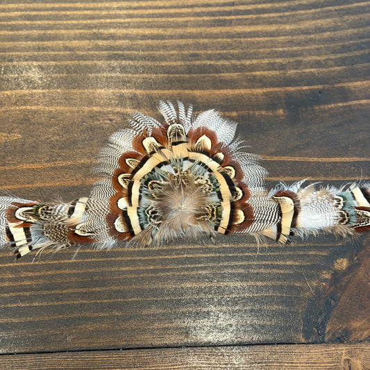 Western Feather Hat Band - Briar
